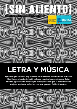 LETRA Y MÚSICA - FESTIVALES de Buenos Aires