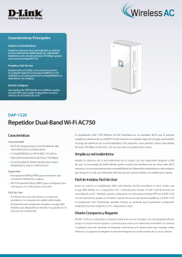 Repetidor Dual-Band Wi-Fi AC750 - D