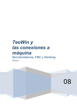 TeoWin y las conexiones a máquina
