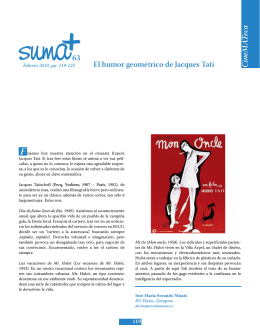 CineM A Teca 63 El humor geométrico de Jacques Tati