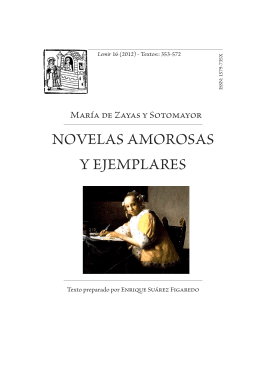 Novelas amorosas y ejemplares (edición de Enrique