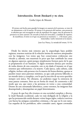 Introducción. Ernst Benkard y su obra Gorka López de Munain