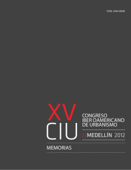 Memorias XV CIU con ISSN - Universidad Pontificia Bolivariana