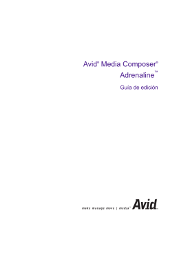 AVID Media Composer - Páxinas persoais