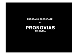 programa corporate by pronovias