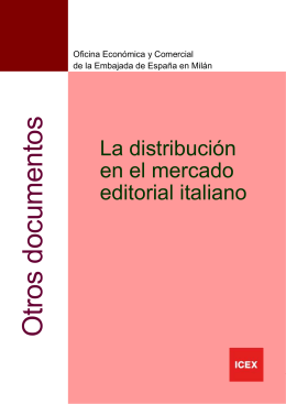 Distribución en el mercado editorial en Italia