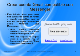 Crear una cuenta Gmail compatible con Messenger