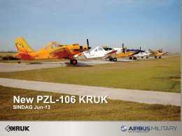 New PZL-106 KRUK - Congresso SINDAG