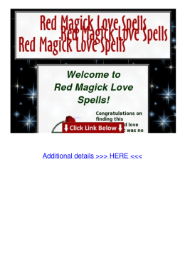 DOC Red Magic Love Spells 94v1