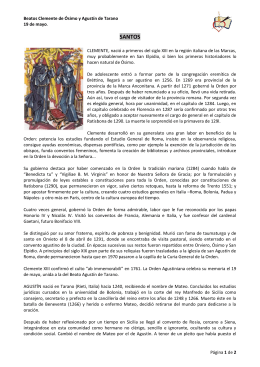 SANTOS - Provincia de España, Orden de San Agustín