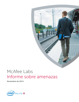 McAfee Labs Informe sobre amenazas