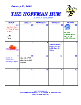 THE HOFFMAN HUM - Hoffman School