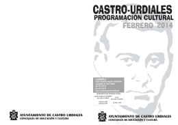 folleto febrero 2014 - Ayuntamiento de Castro Urdiales