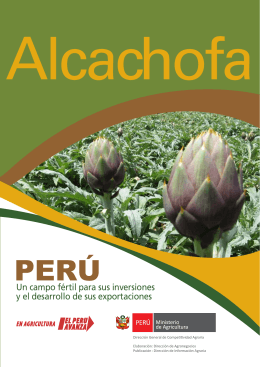 Alcachofa - Ministerio de Agricultura