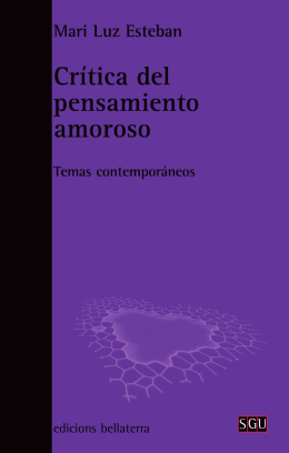 CRITICA DEL PENSAMIENTO AMOROSO(4g)