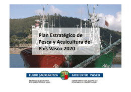 Plan Estratégico de Pesca y Acuicultura del País