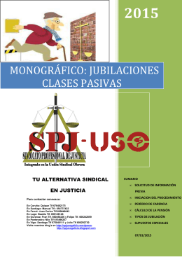 22.1.15 Monográfico Jubilaciones y Clases - SPJ