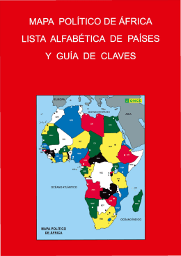 R 3-6 Guía mapa político África