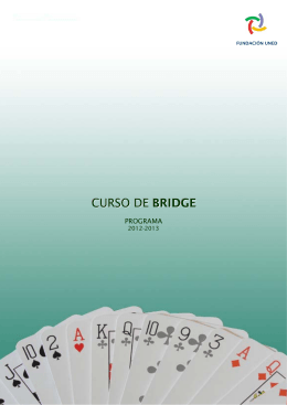 CURSO DE BRIDGE - Fundación UNED