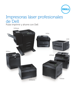 Impresoras láser profesionales de Dell