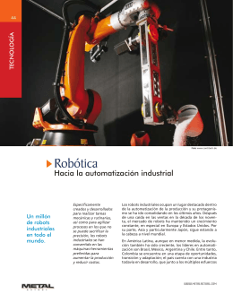 El Robot Industrial - Revista Metal Actual