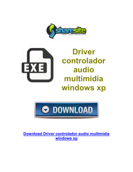 Driver controlador audio multimidia windows xp