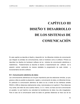 CAPÍTULO III DISEÑO Y DESARROLLO DE LOS
