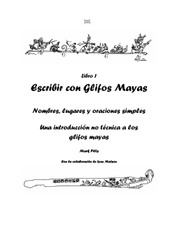 Escribir con glifos mayas