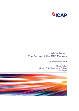 White Paper: The Future of the OTC Markets