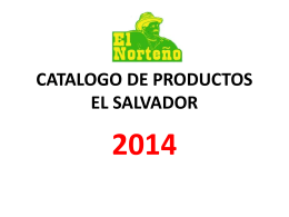 Productos de El Salvador