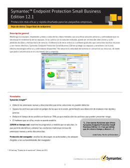 Symantec™ Endpoint Protection Small Business Edition 12.1
