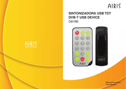 SINTONIZADORA USB TDT DVB-T USB DEVICE