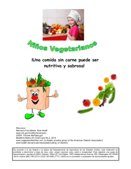 Niños Vegetarianos - Yours for Children