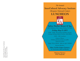 2015 Luncheon invitation with Lt Gov