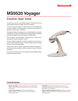 MS9520 Voyager - Honeywell Scanning and Mobility