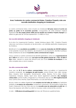 Télécharger le communiqué Carrefour Property du 7 11 2013 (pdf