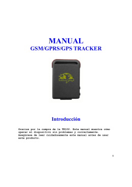 Manual en español 1 - Localizador GPS Tracker México