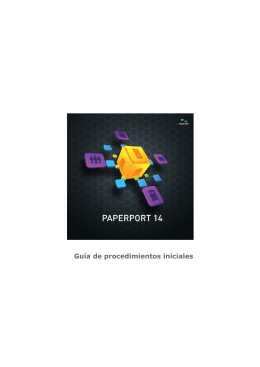 PaperPort 14 Guía de procedimientos iniciales
