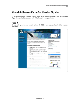 Manual de Renovacion de Certificados Digitales