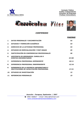 CONTENIDO - Portal de Auditoria