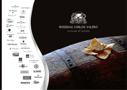 catálogo - Bodegas Carlos Valero