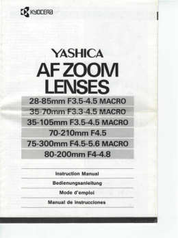 AFZOOM LENSES