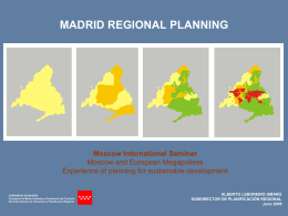 madrid regional planning - METREX