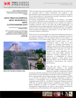 06. arte precolombino, moderno y latinoamericano