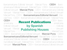 Recent Publications by Spanish Publishing Houses