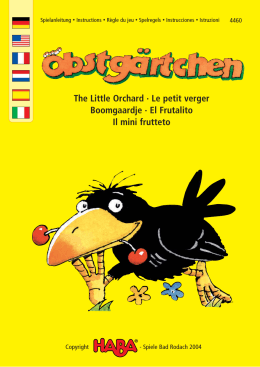 The Little Orchard · Le petit verger Boomgaardje · El Frutalito Il mini