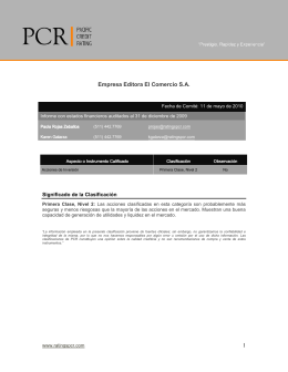 PCR 12-2009 - Grupo El Comercio