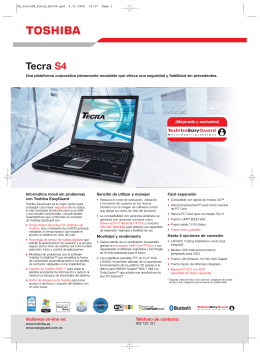 Tecra S4 - Toshiba