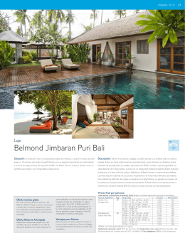 Belmond Jimbaran puri Bali