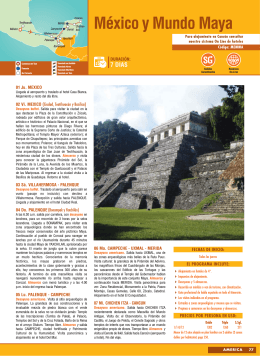 México y Mundo Maya, desde enero 2016